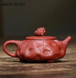 Yixing Tea Pot Handmade Golden Toad Purple Clay Teapot Beauty Kettle Raw Ore Dahongpao Teaware Chinese Tea Ceremony Gifts 160ml - China Tea Store