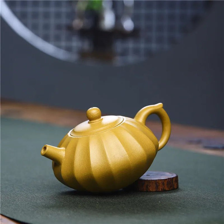 Yixing teapot handmade Raw ore teapot purple clay kettle Chinese custom tea set gifts 230ml - China Tea Store