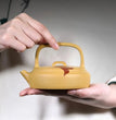 Zanghutianxia Yixing Zisha Teapot Famous Dai Chengguang Pure Handmade Teapot Tea Set Raw Ore Gold Segment Mud Xiangyun Lifting H - China Tea Store