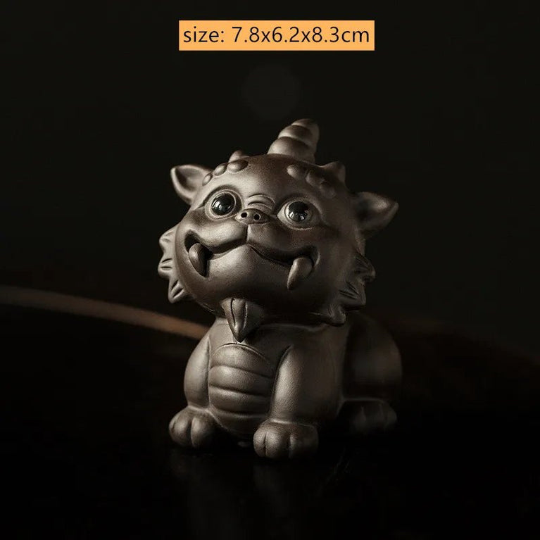 Zhaocai Purple Clay Tea Pet Decoration Fine Lovely PI Xiu Sculpture Desktop FengshuiOrnaments Crafts Tea Set Accessories - China Tea Store