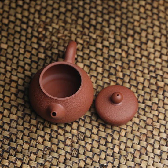 Zhu Ni Orange Peel Master Handmade Shape Favorites Kettle Flat Teapot Grapefruit Health Pot For Tea Oolong Tea Ceremony Sets - China Tea Store